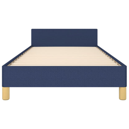 Giroletto con Testiera Blu 80x200 cm in Tessuto | homemem39