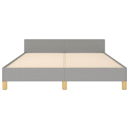 Giroletto senza Materasso Grigio Chiaro 140x190 cm Tessuto