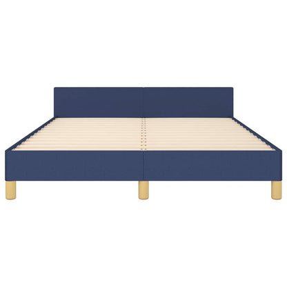 Giroletto senza Materasso Blu 140x190 cm in Tessuto