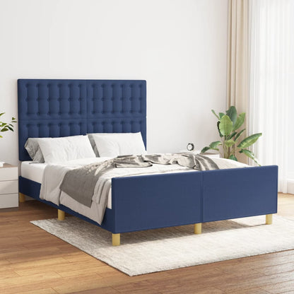 Giroletto senza Materasso Blu 140x190 cm in Tessuto | homemem39