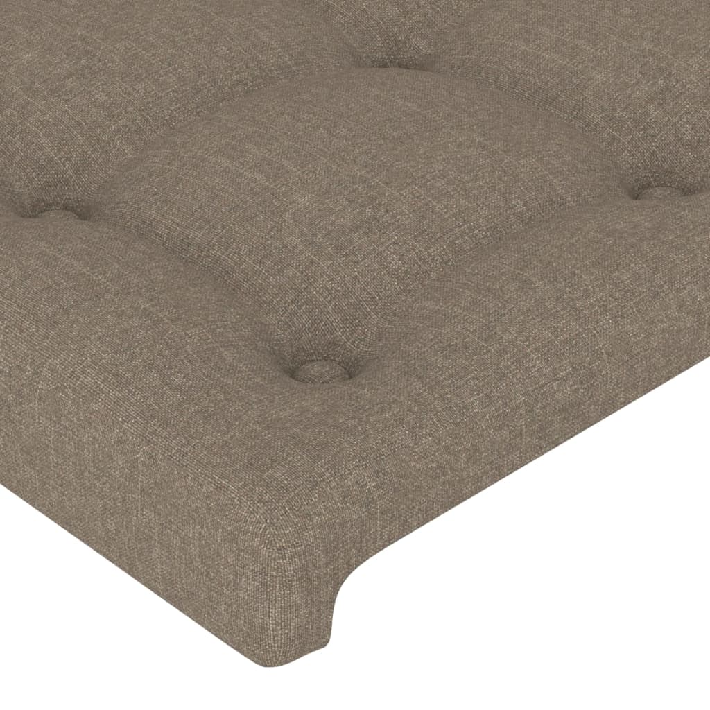 Dove Gray Bed Frame 140x200 cm in Fabric