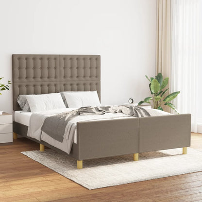 Dove Gray Bed Frame 140x200 cm in Fabric