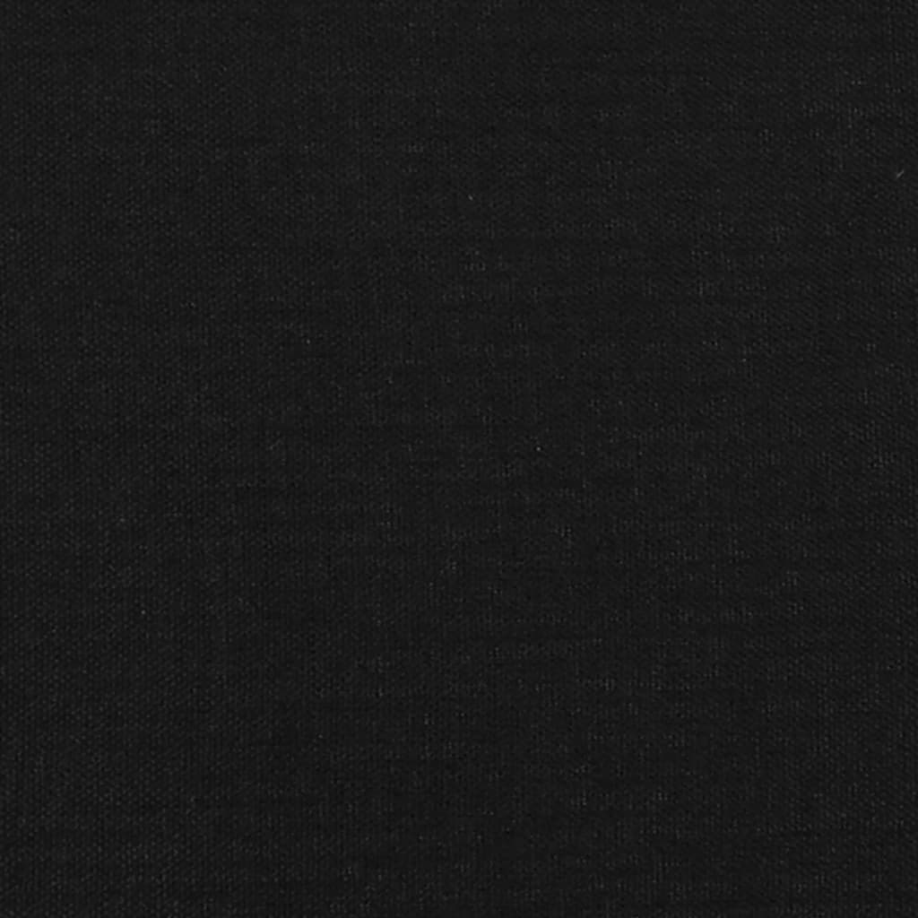 Giroletto con Testiera Nero 180x200 cm in Tessuto - homemem39