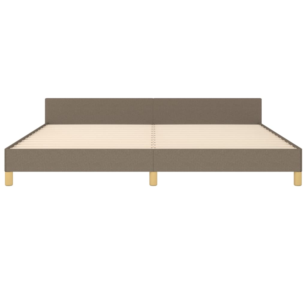 Giroletto senza Materasso Tortora 200x200 cm in Tessuto | homemem39