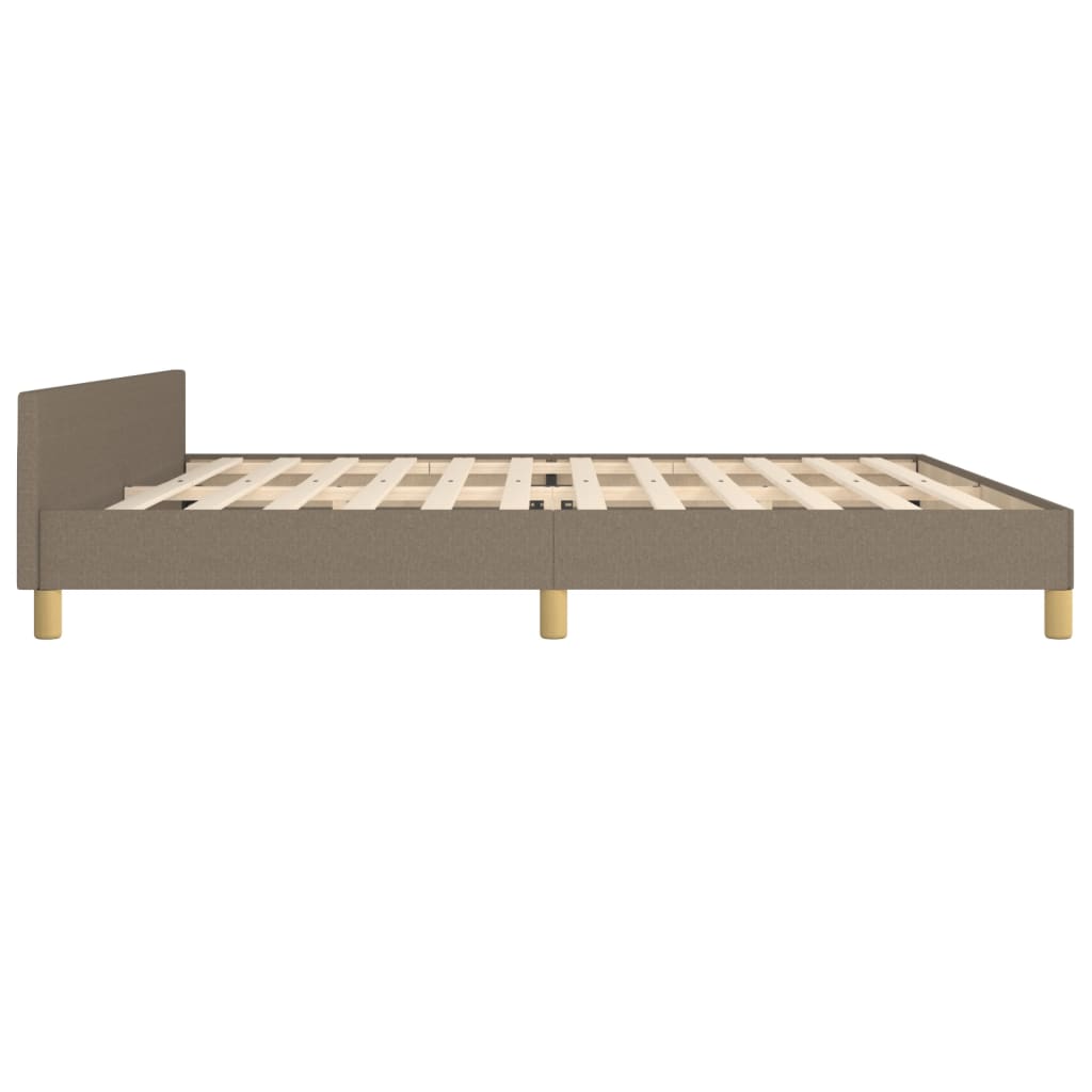 Giroletto senza Materasso Tortora 200x200 cm in Tessuto | homemem39