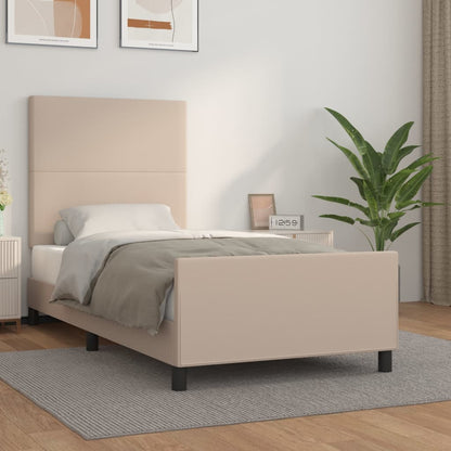 Giroletto con Testiera Cappuccino 90x190 cm in Similpelle | homemem39