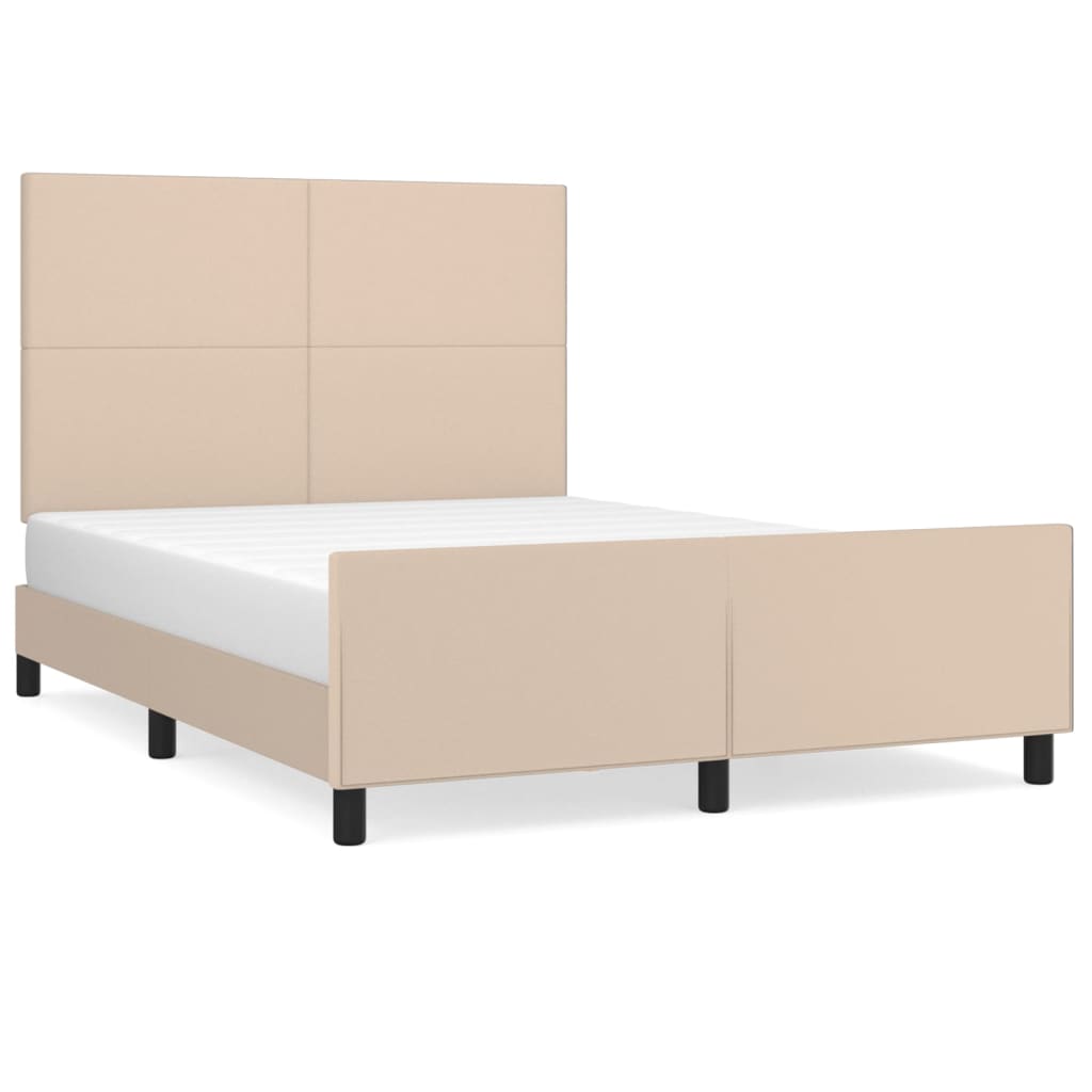 Giroletto con Testiera Cappuccino 140x190 cm in Similpelle | homemem39