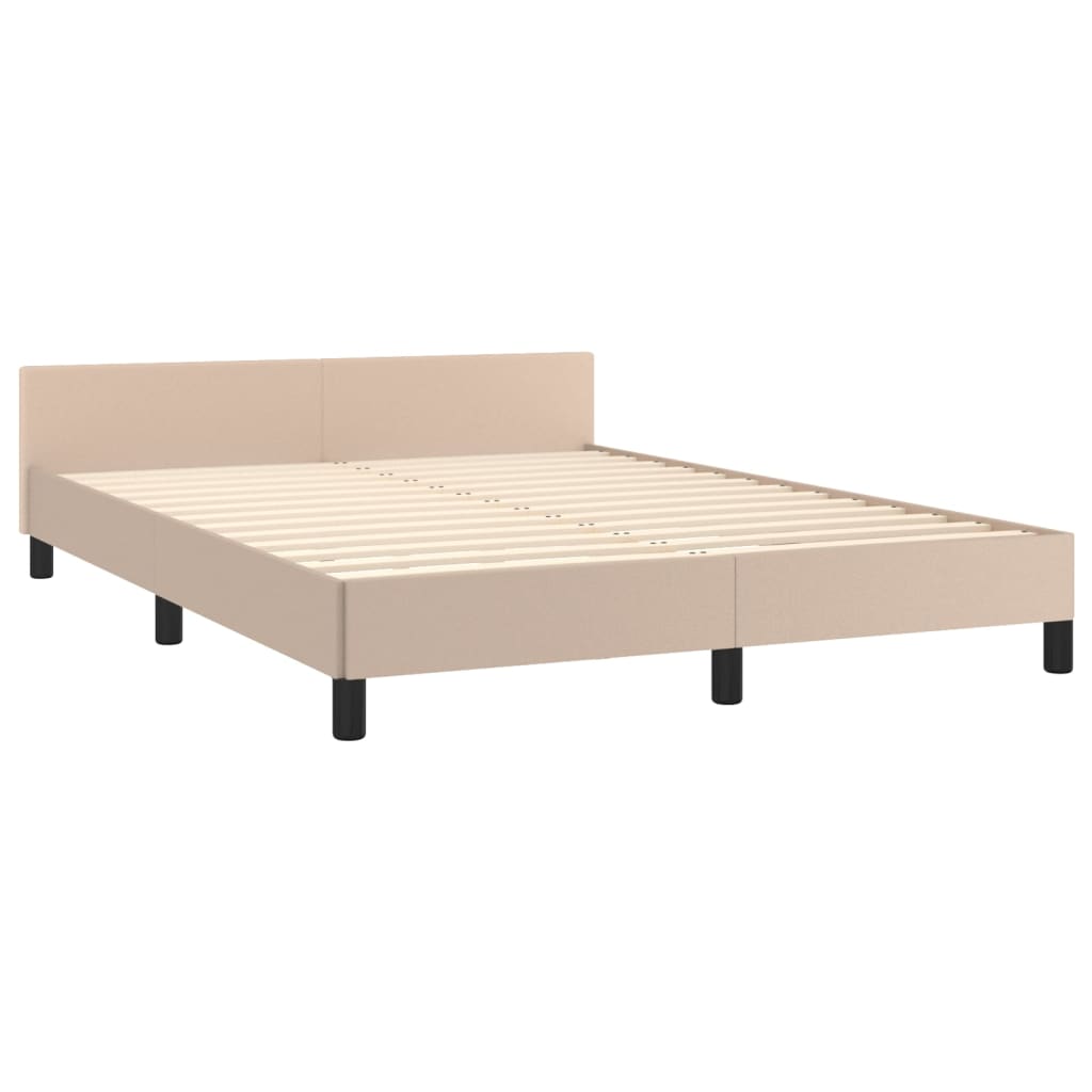 Giroletto con Testiera Cappuccino 140x190 cm in Similpelle | homemem39