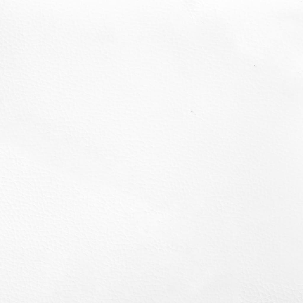 Giroletto con Testiera Bianco 140x200 cm in Similpelle - homemem39