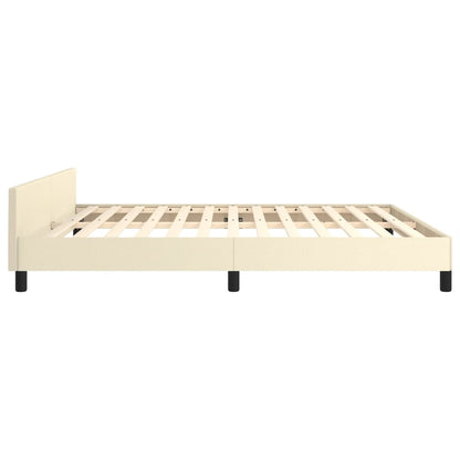 Giroletto con Testiera Crema 180x200 cm in Similpelle | homemem39