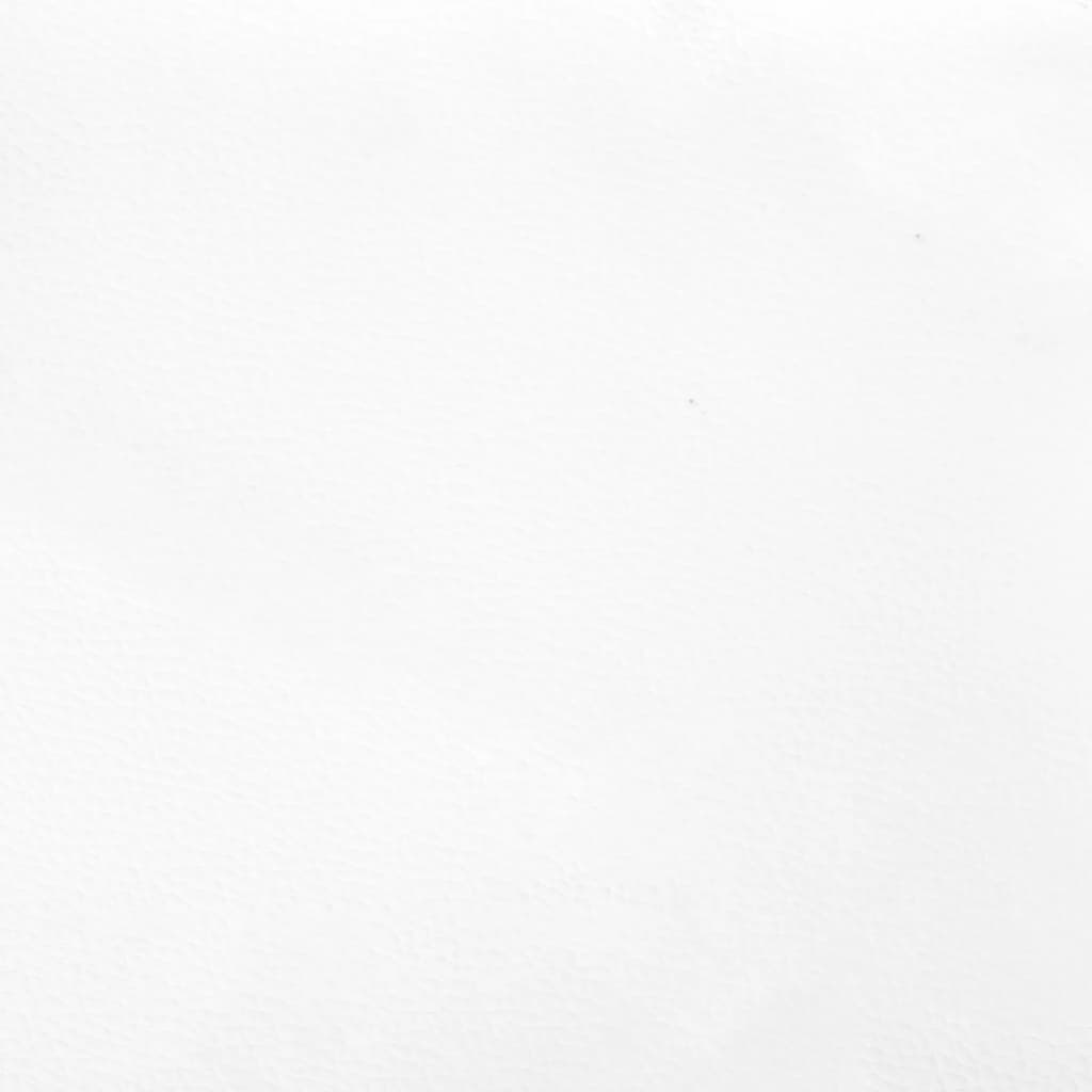 Giroletto con Testiera Bianco 140x190 cm in Similpelle