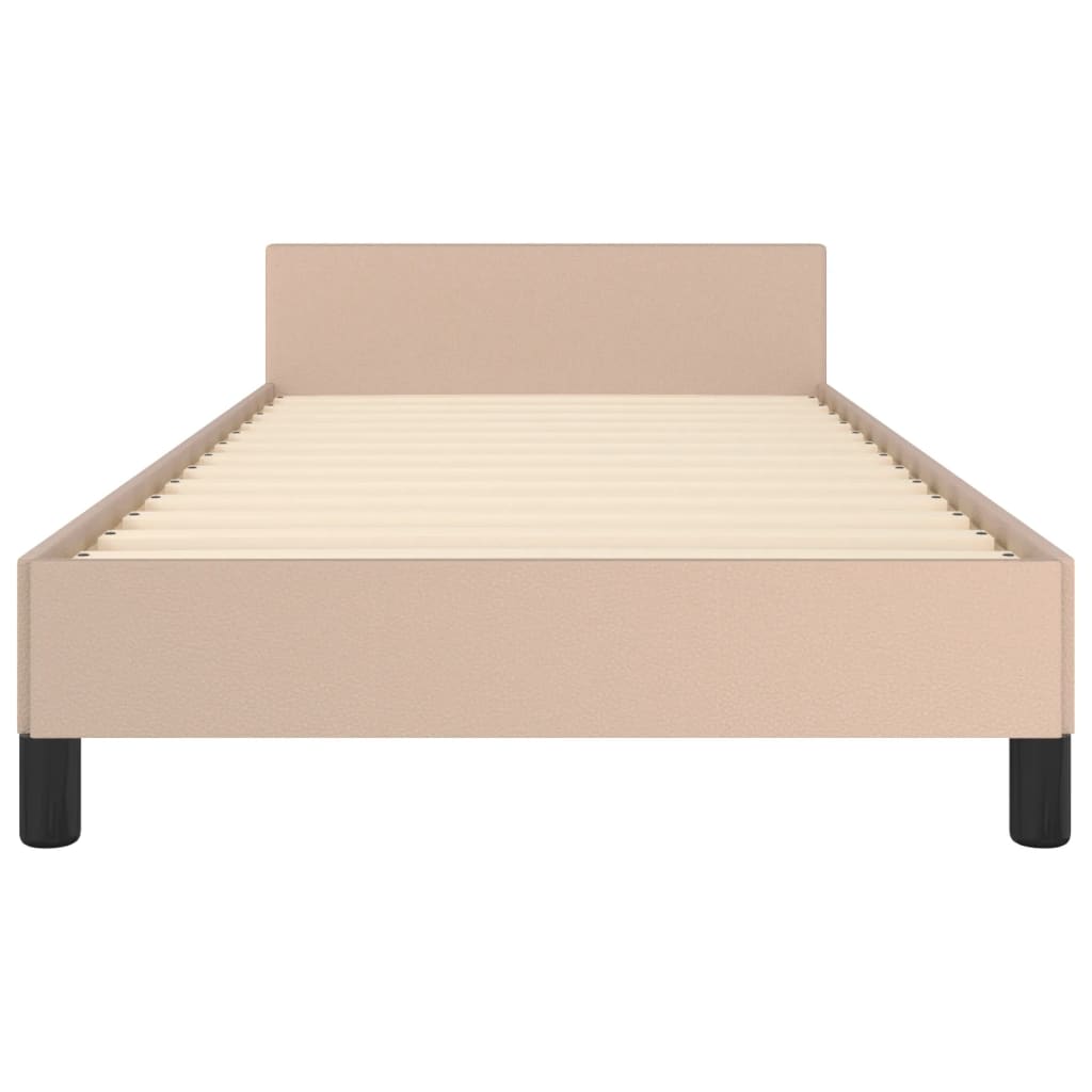 Giroletto con Testiera Cappuccino 90x190 cm in Similpelle | homemem39
