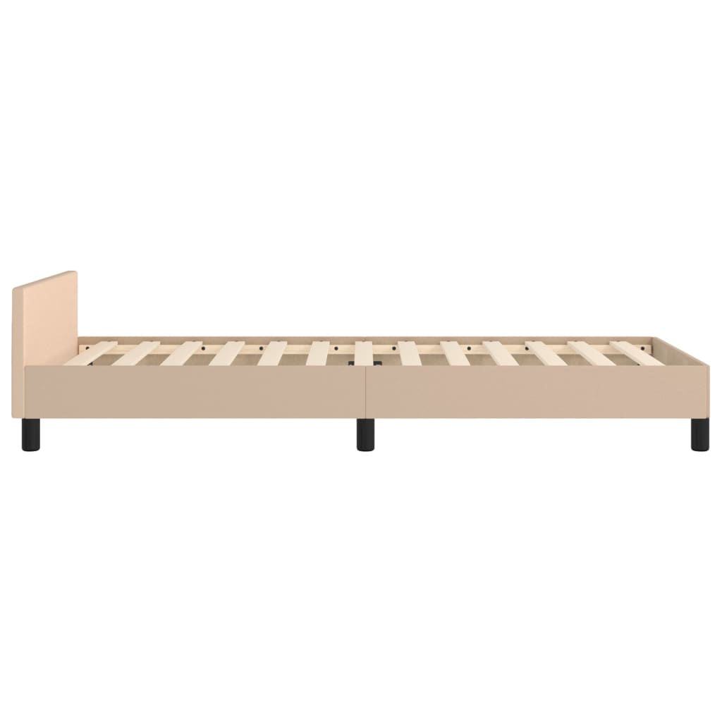Giroletto con Testiera Cappuccino 90x190 cm in Similpelle | homemem39