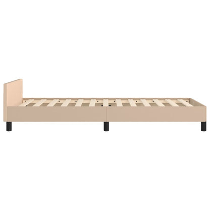 Giroletto con Testiera Cappuccino 90x190 cm in Similpelle | homemem39