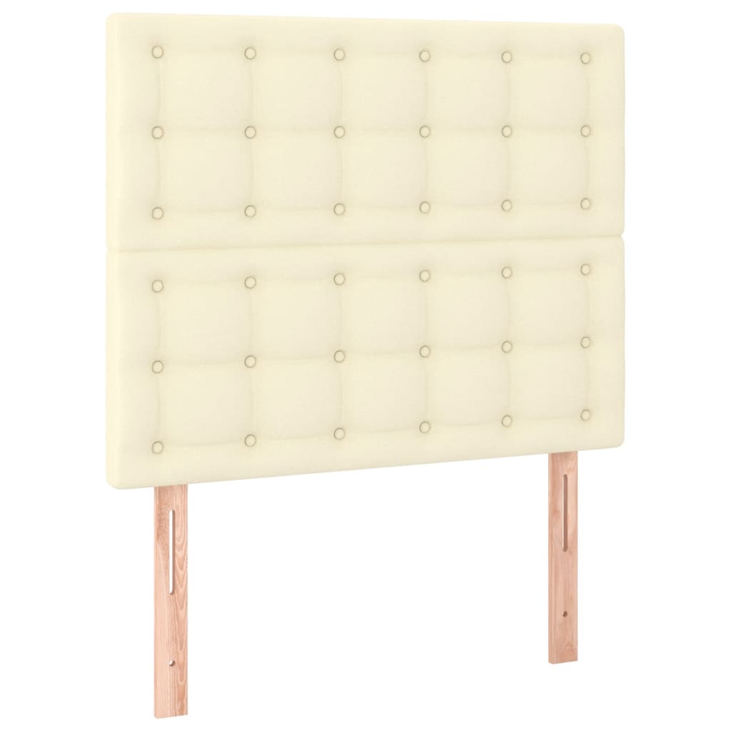 Giroletto con Testiera Crema 90x200 cm in Similpelle | homemem39