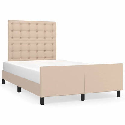 Giroletto con Testiera Cappuccino 120x200 cm in Similpelle