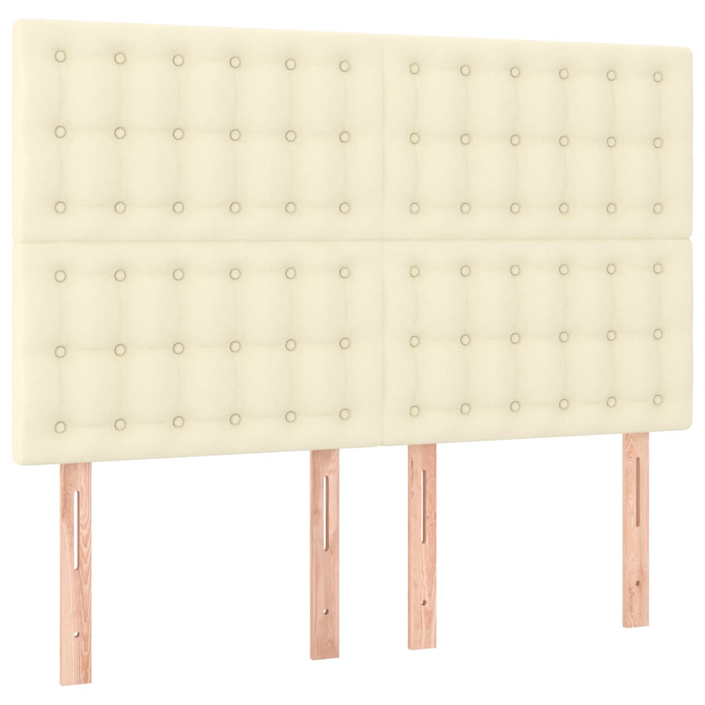 Giroletto con Testiera Crema 140x200 cm in Similpelle | homemem39