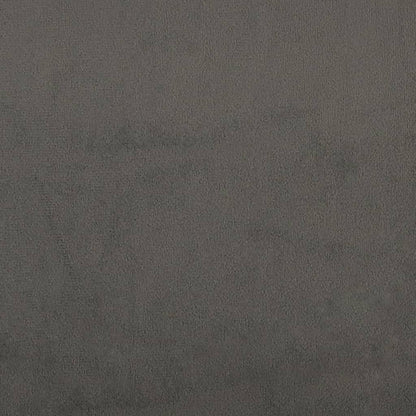 Giroletto senza Materasso Grigio Scuro 90x200 cm Velluto - homemem39