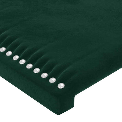 Giroletto senza Materasso Verde Scuro 100x200 cm in Velluto | homemem39