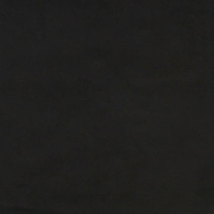 Giroletto senza Materasso Nero 100x200 cm in Velluto - homemem39