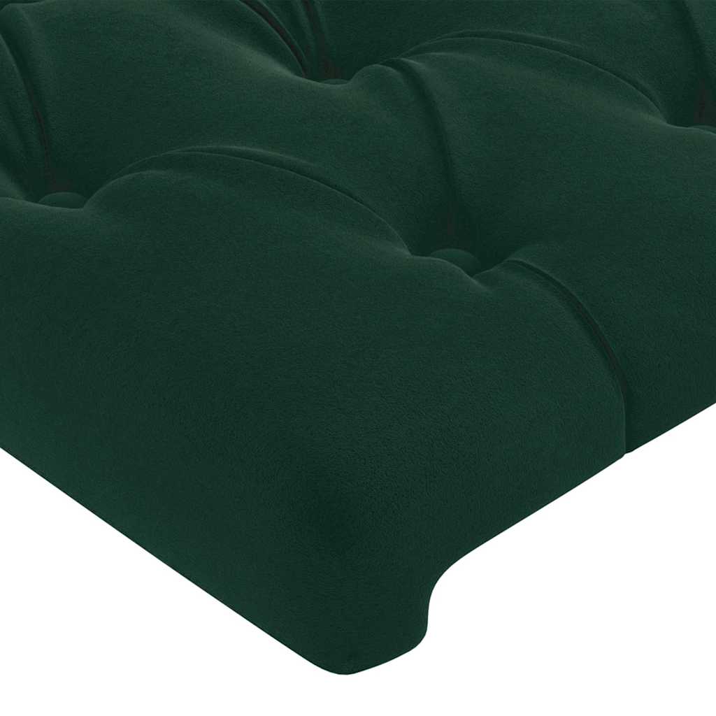 Giroletto senza Materasso Verde Scuro 80x200 cm in Velluto | homemem39
