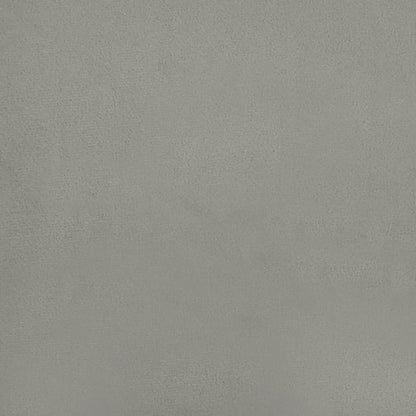 Giroletto con Testiera Grigio Chiaro 180x200 cm in Velluto | homemem39