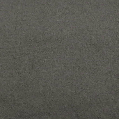 Giroletto con Testiera Grigio Scuro 180x200 cm in Velluto | homemem39