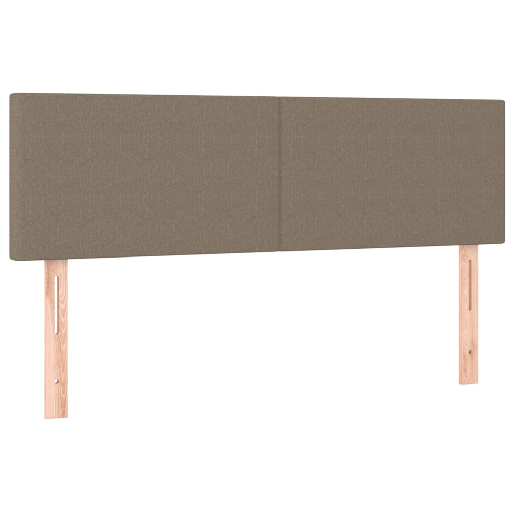 Giroletto a Molle con Materasso Tortora 140x200 cm in Tessuto | homemem39