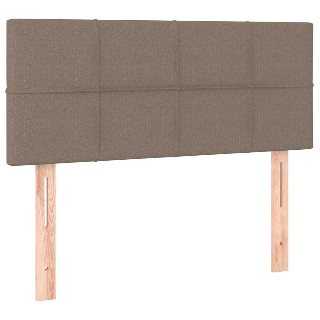 Giroletto a Molle con Materasso Tortora 90x190 cm in Tessuto | homemem39