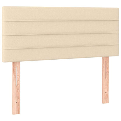 Giroletto a Molle con Materasso Crema 80x200 cm inTessuto | homemem39
