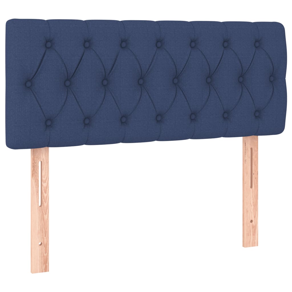 Giroletto a Molle con Materasso Blu 120x200 cm in Tessuto | homemem39