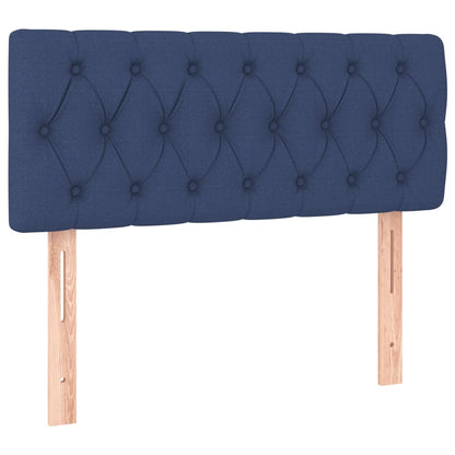 Giroletto a Molle con Materasso Blu 120x200 cm in Tessuto | homemem39
