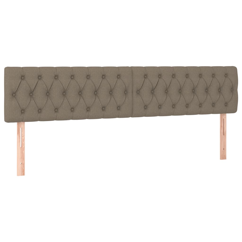 Giroletto a Molle con Materasso Tortora 200x200 cm in Tessuto | homemem39