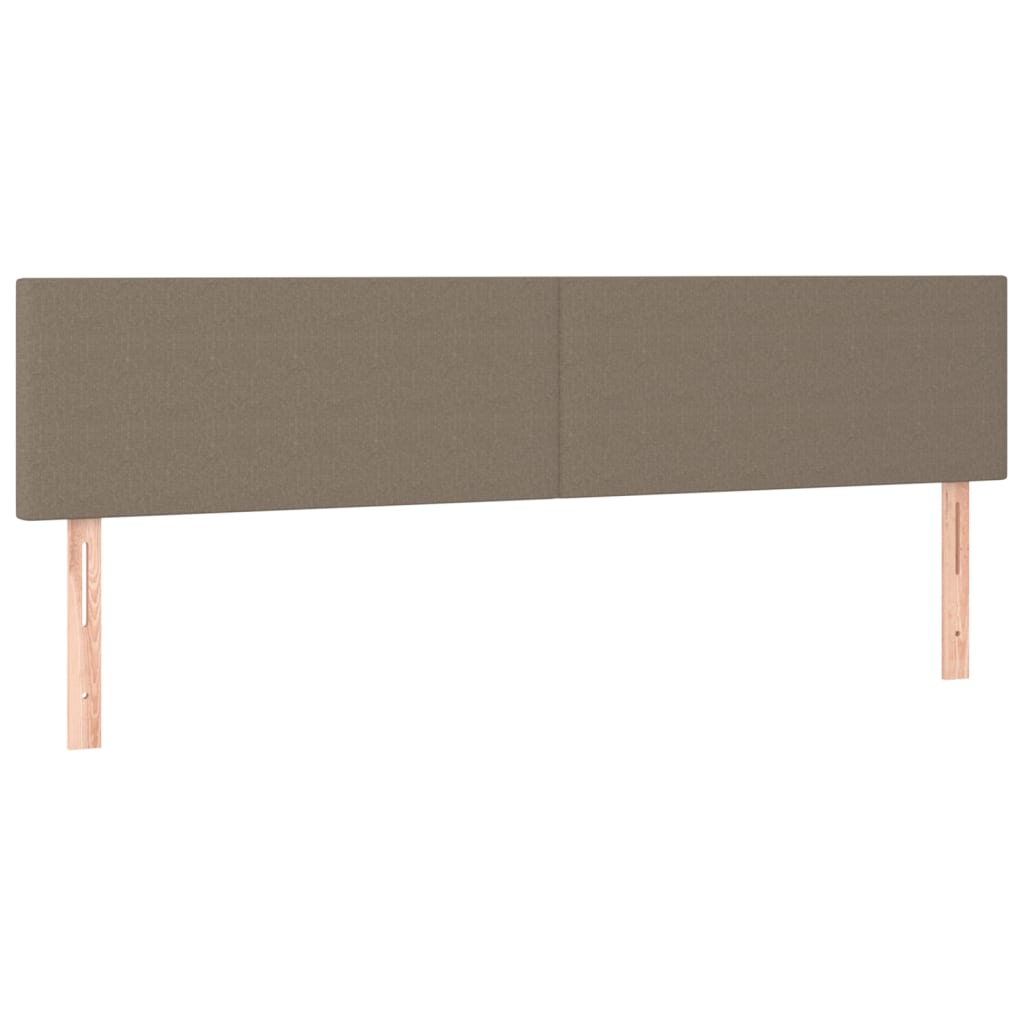 Giroletto a Molle con Materasso Tortora 200x200 cm in Tessuto | homemem39