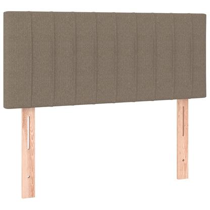 Giroletto a Molle con Materasso Tortora 90x190 cm in Tessuto