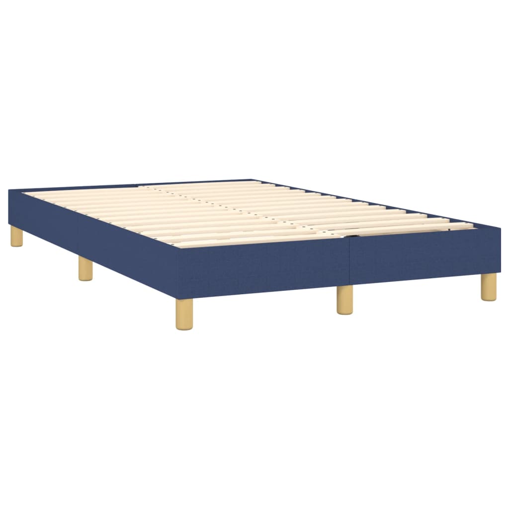 Giroletto a Molle con Materasso Blu 120x200 cm in Tessuto | homemem39