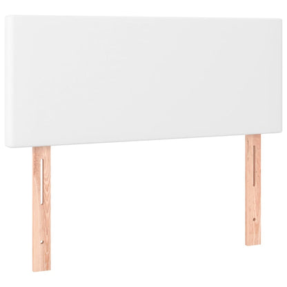 Giroletto a Molle con Materasso Bianco 90x200 cm in Similpelle | homemem39