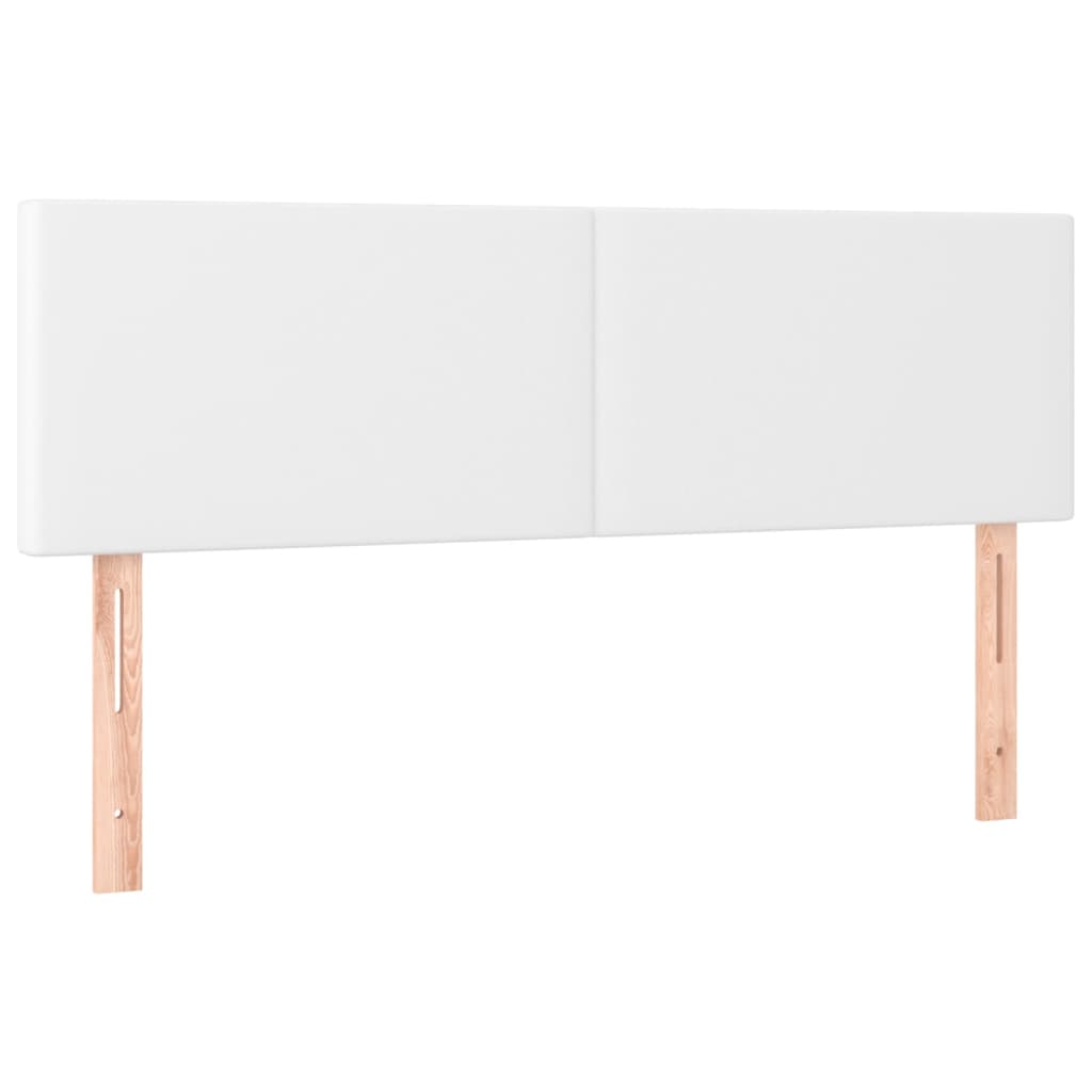 Giroletto a Molle con Materasso Bianco 140x200 cm in Similpelle