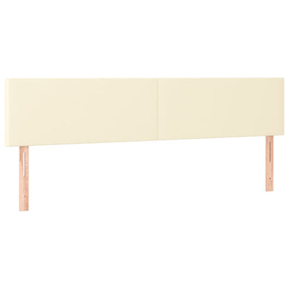 Giroletto a Molle con Materasso Crema 180x200 cm in Similpelle | homemem39