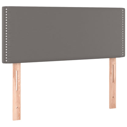 Giroletto a Molle con Materasso Grgio 80x200 cm in Similpelle | homemem39