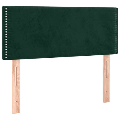 Giroletto a Molle con Materasso Verde Scuro 80x200 cm Velluto | homemem39