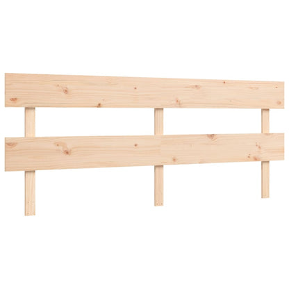 Letto per Anziani con Testiera Bianco Super King Legno Massello