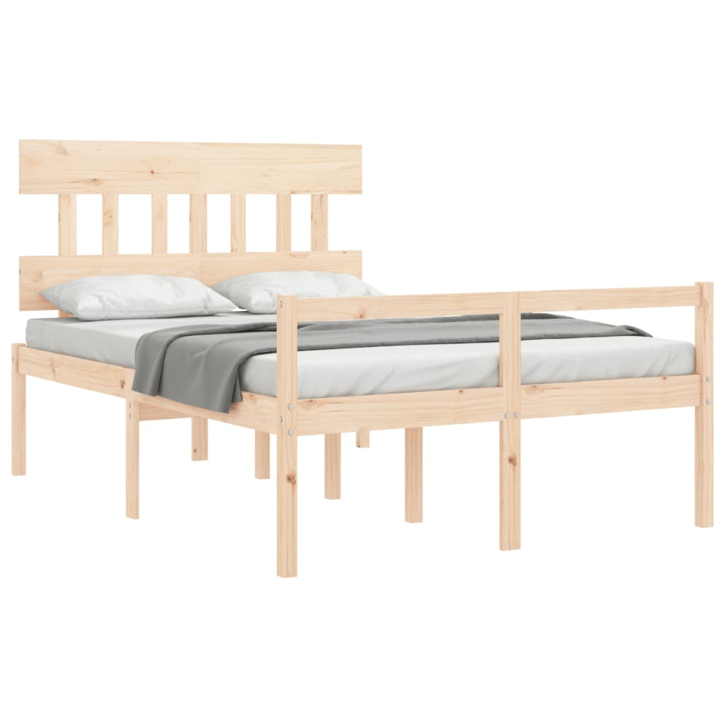 Letto per Anziani con Testiera Small Double in Legno Massello