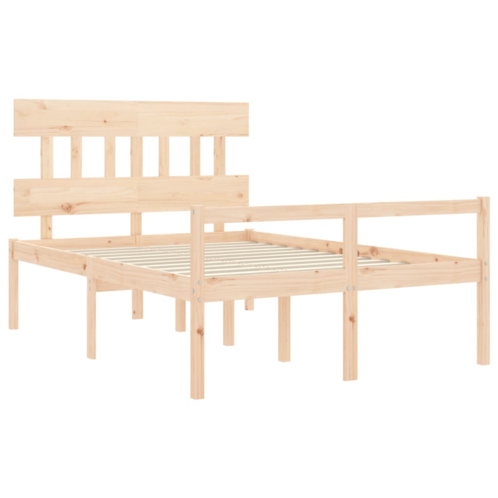 Letto per Anziani con Testiera Small Double in Legno Massello | homemem39