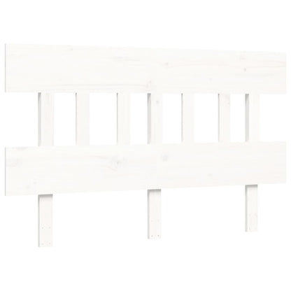 Letto per Anziani Bianco Testiera Small Double Legno Massello