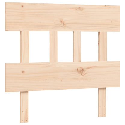 Letto per Anziani con Testiera 90x200 cm in Legno Massello