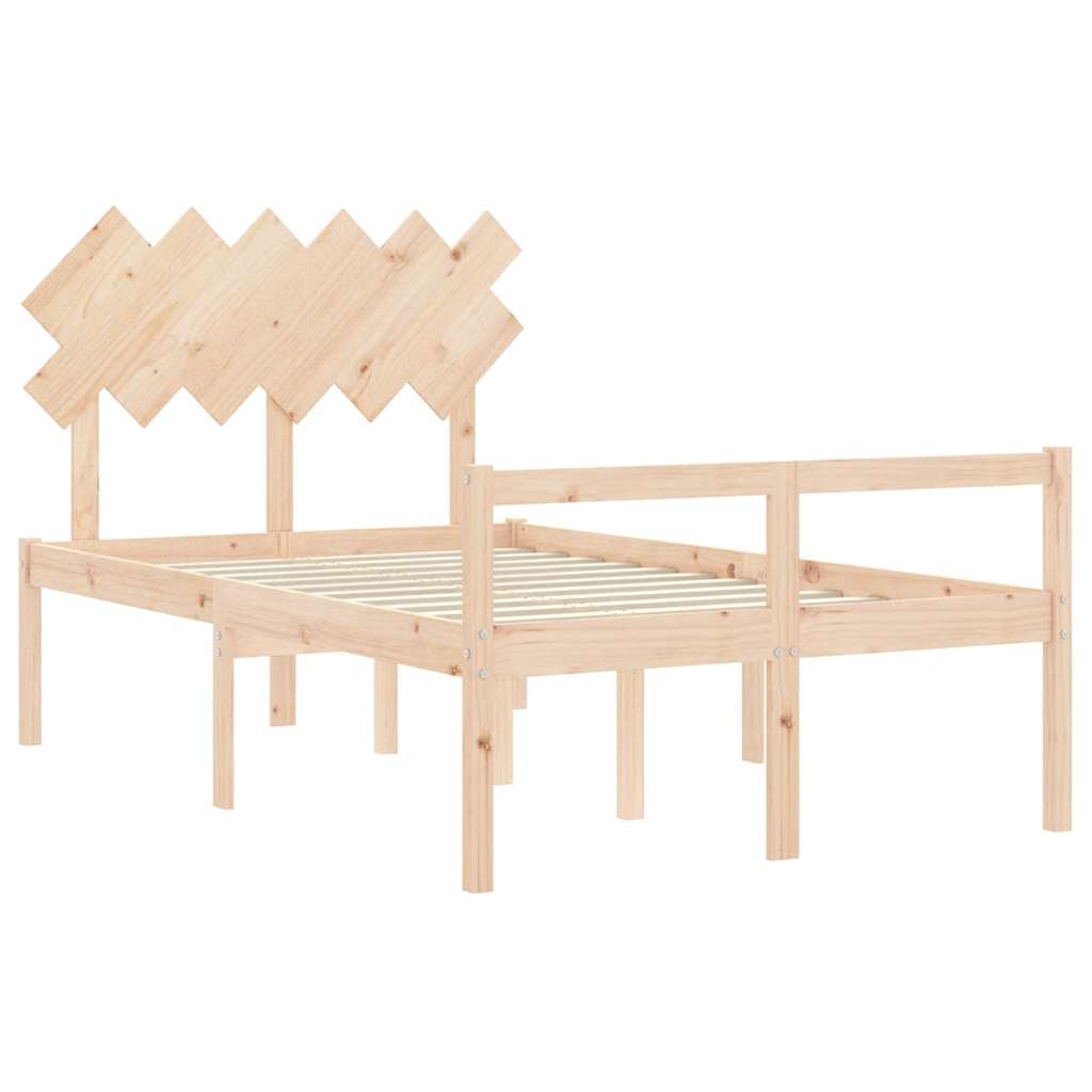 Letto per Anziani con Testiera Small Double in Legno Massello | homemem39