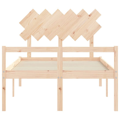 Letto per Anziani con Testiera Small Double in Legno Massello | homemem39