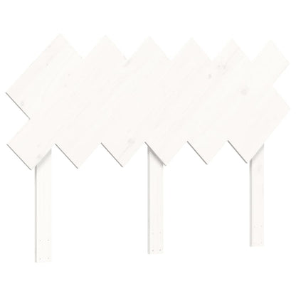 Letto per Anziani con Testiera Bianco Double in Legno Massello