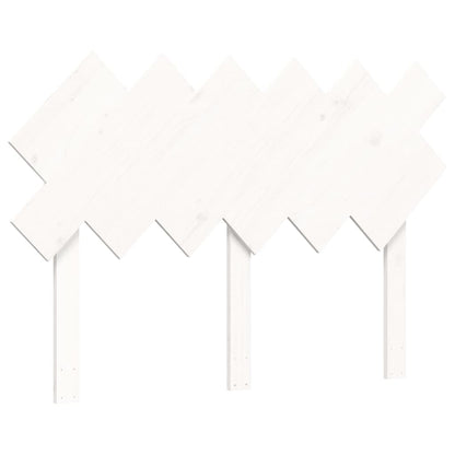 Letto per Anziani con Testiera Bianco 120x200 cm Legno Massello